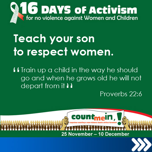 16 Days Of Activism For No Violence Against Women And