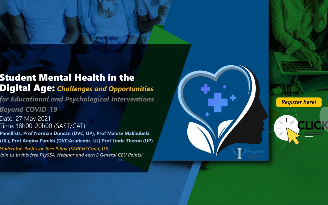 Only Hours to go! Have you registered? Student Mental Health in the Digital Age: Challenges and Opportunities for Educational and Psychological Interventions Beyond COVID-19: Meet our Panelists!