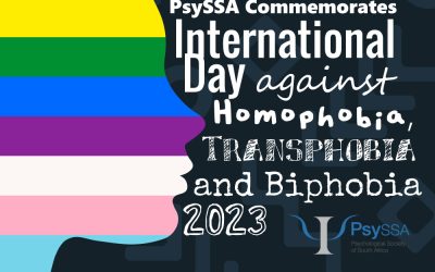 PsySSA Commemorates International Day Against Homophobia, Biphobia and Transphobia (IDAHOBIT) – 17 May 2023