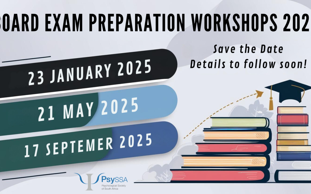 2025 Board Exam Preparation Workshops – Save The Dates!