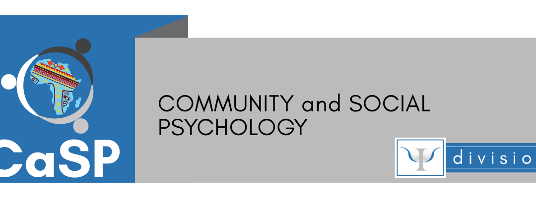 Community and Social Psychology Division AGM 2026