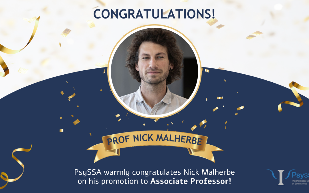 Congratulations Prof Nick Malherbe